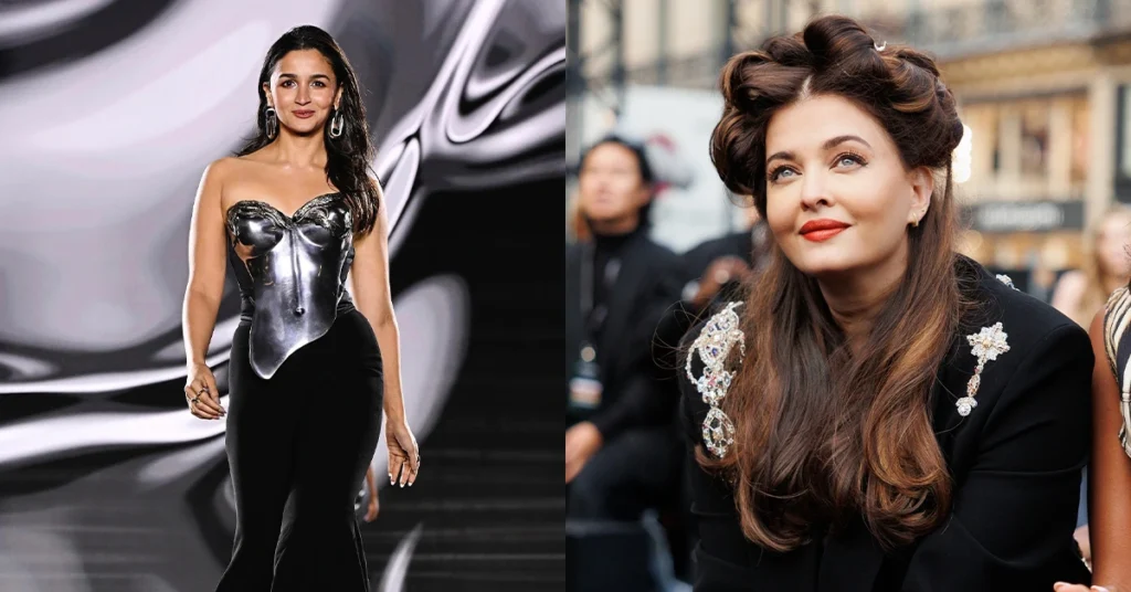 Aishwarya Rai Bachchan and Alia Bhatt Kapoor Paris Fashion Week 2024