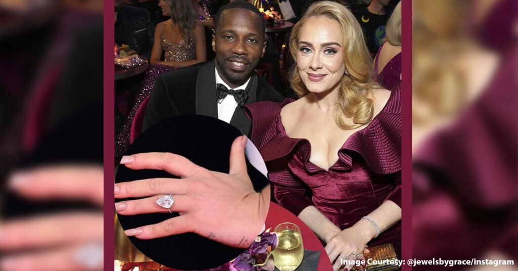 Adele Engagement Ring With Boyfriend Rich Paul