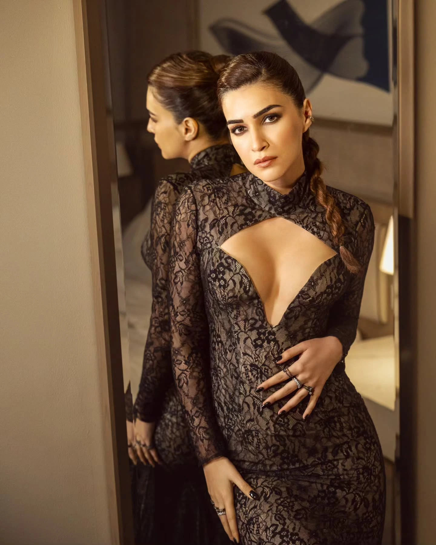 Kriti Sanon Cleavage-Baring Dress Image