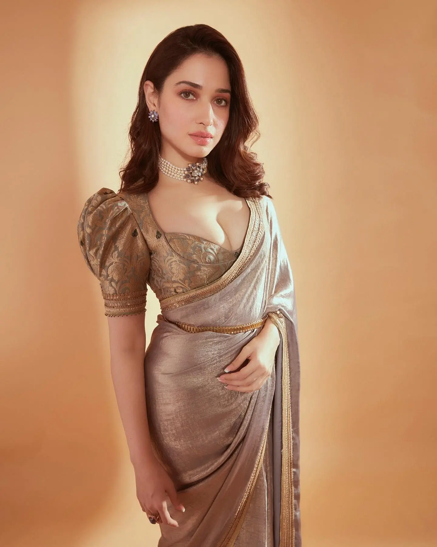 Tamanna Bhatia Hot Saree Pics