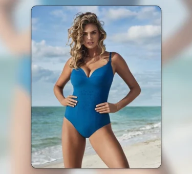 Kate Upton wins Hottest Woman in Flesh Underwear In Blue Swimsuit