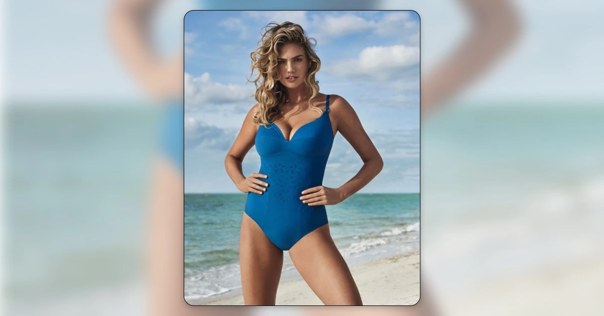Kate Upton wins Hottest Woman in Flesh Underwear In Blue Swimsuit